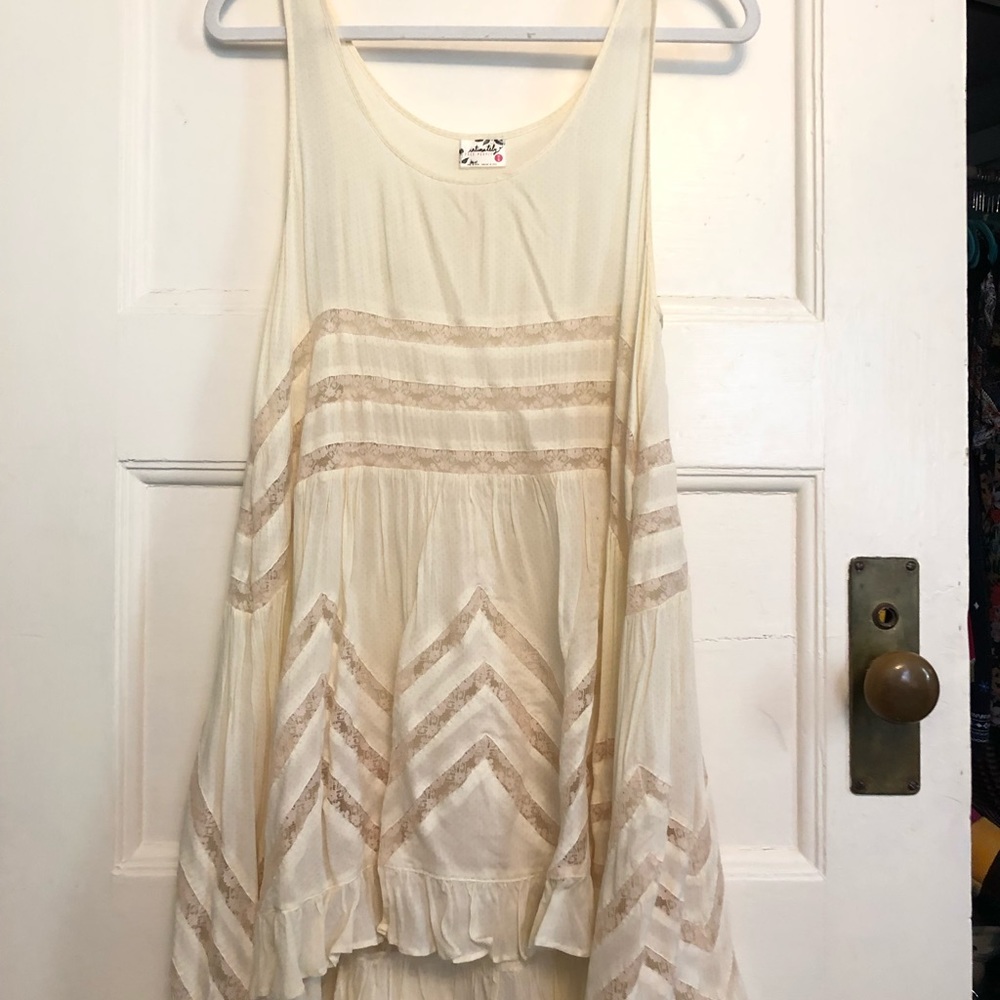 Free people trapeze slip tea